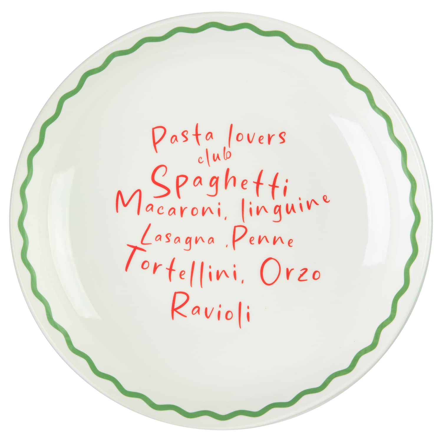 Printed Pasta Serve Bowl - Large