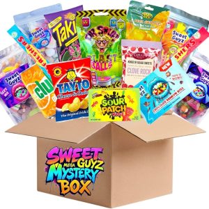 SWEET GUYZ Mega Mystery Sweet Box | Sweets Retro Treats Chocolate & Candy Surprises | Unique Gift Idea | Great Value Box for All Ages | Fun Unboxing Sweet Hamper