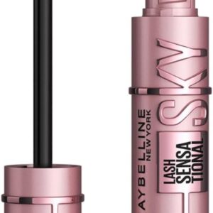Maybelline Mascara, Lash Sensational Sky High Volumizing & Thickening, Eyelash Lengthening, Flake-Free Formula, Washable Mascara Infused with Bamboo Extract, Full Volume Mascara